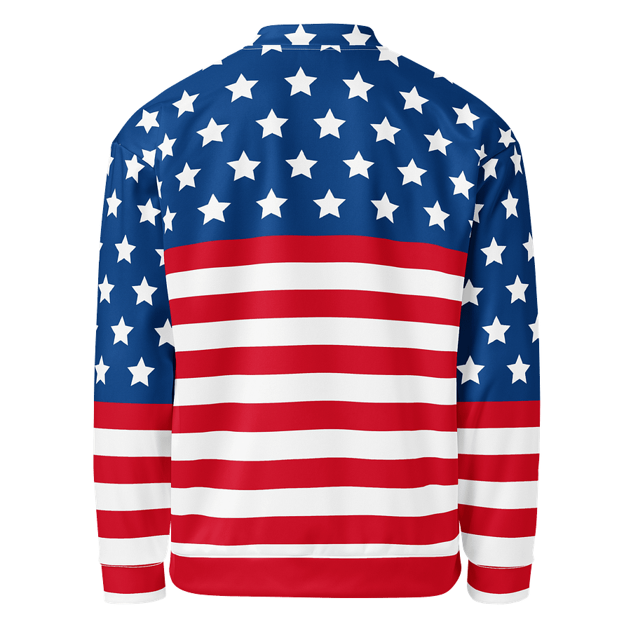 Starry Patriot All-Over Print Bomber Jacket product image (2)