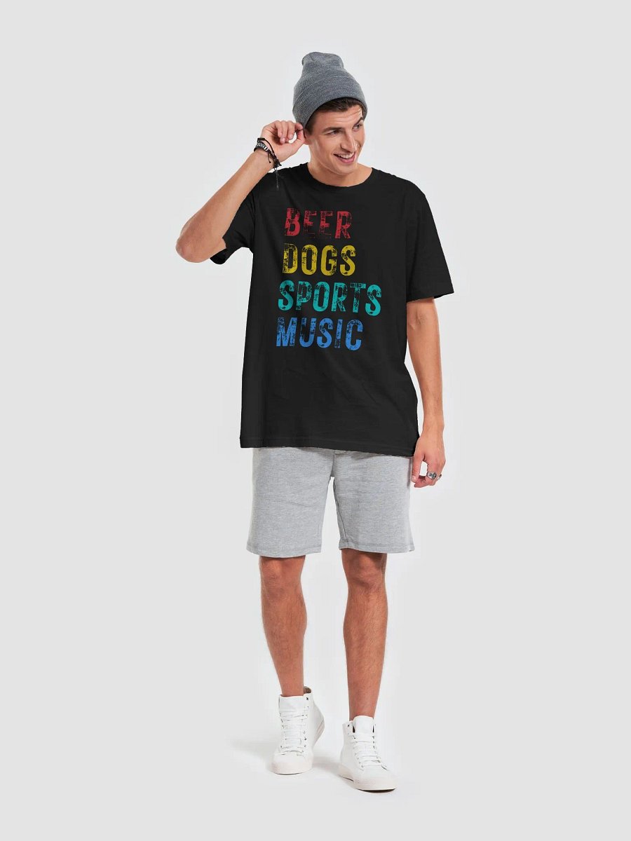 Beer Dogs Sports Music T-Shirt - Outrageously Fun BDSM Gift Tee product image (4)