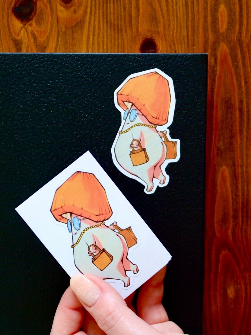FANCY MUSHROOM STICKER product image (2)