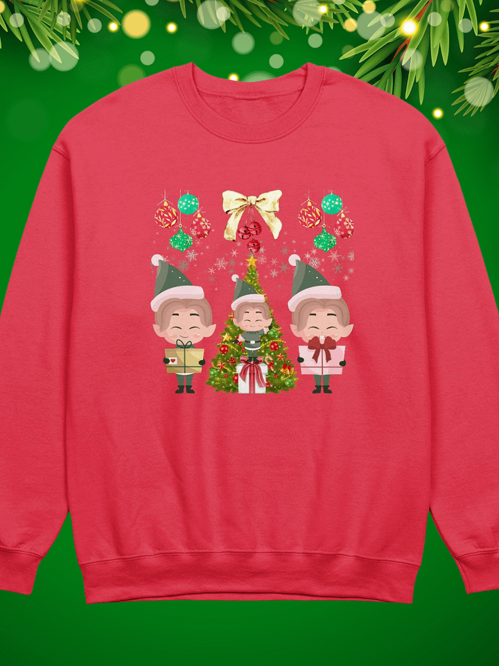 Elf Family Festive Sweatshirt product image (1)