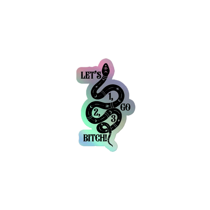 123LGB! - Holo Sticker product image (1)