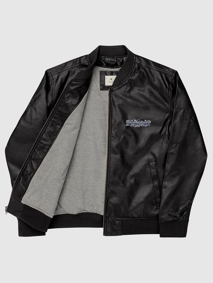 Leather Bomber Jacket - LowPro | Embroidered product image (2)