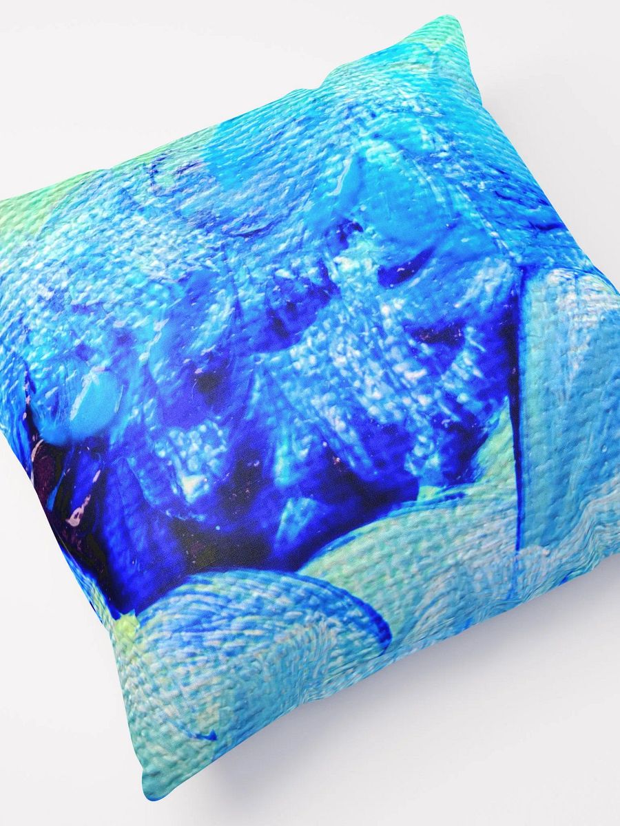 Blue Ocean Nautical Waves Throw Pillow product image (8)
