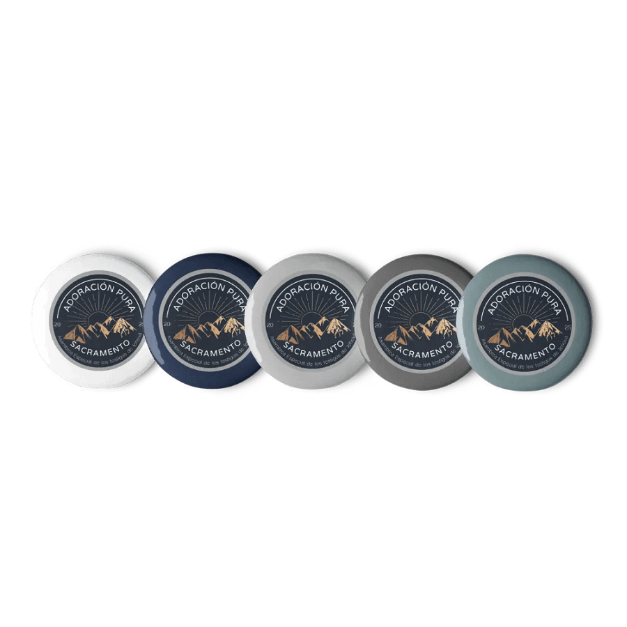 "Adoración Pura" Asamblea Especial | Sacramento | Pin Buttons product image (2)