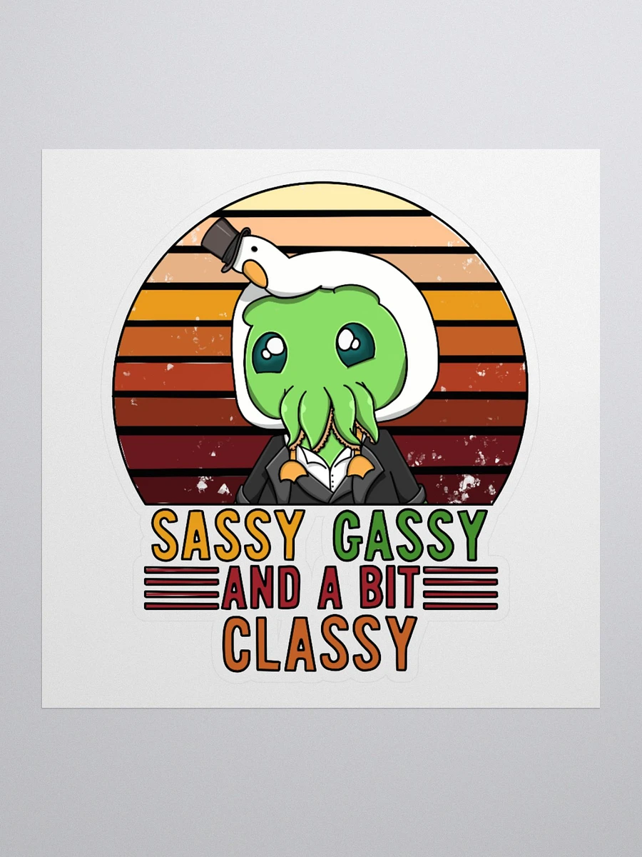 AuronSpectre Sassy, Gassy, & A Bit Classy Sticker product image (1)