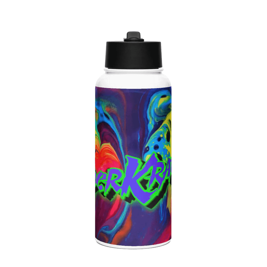 PaperKrayne Swirling Emotions Stainless Steel Water Bottle product image (1)