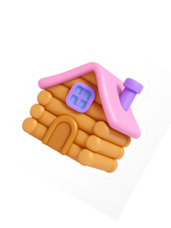 Cozy Cabin Sticker product image (2)