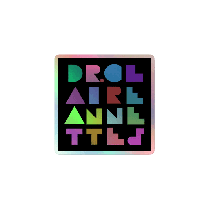 Claire-boodle Holographic Sticker product image (1)