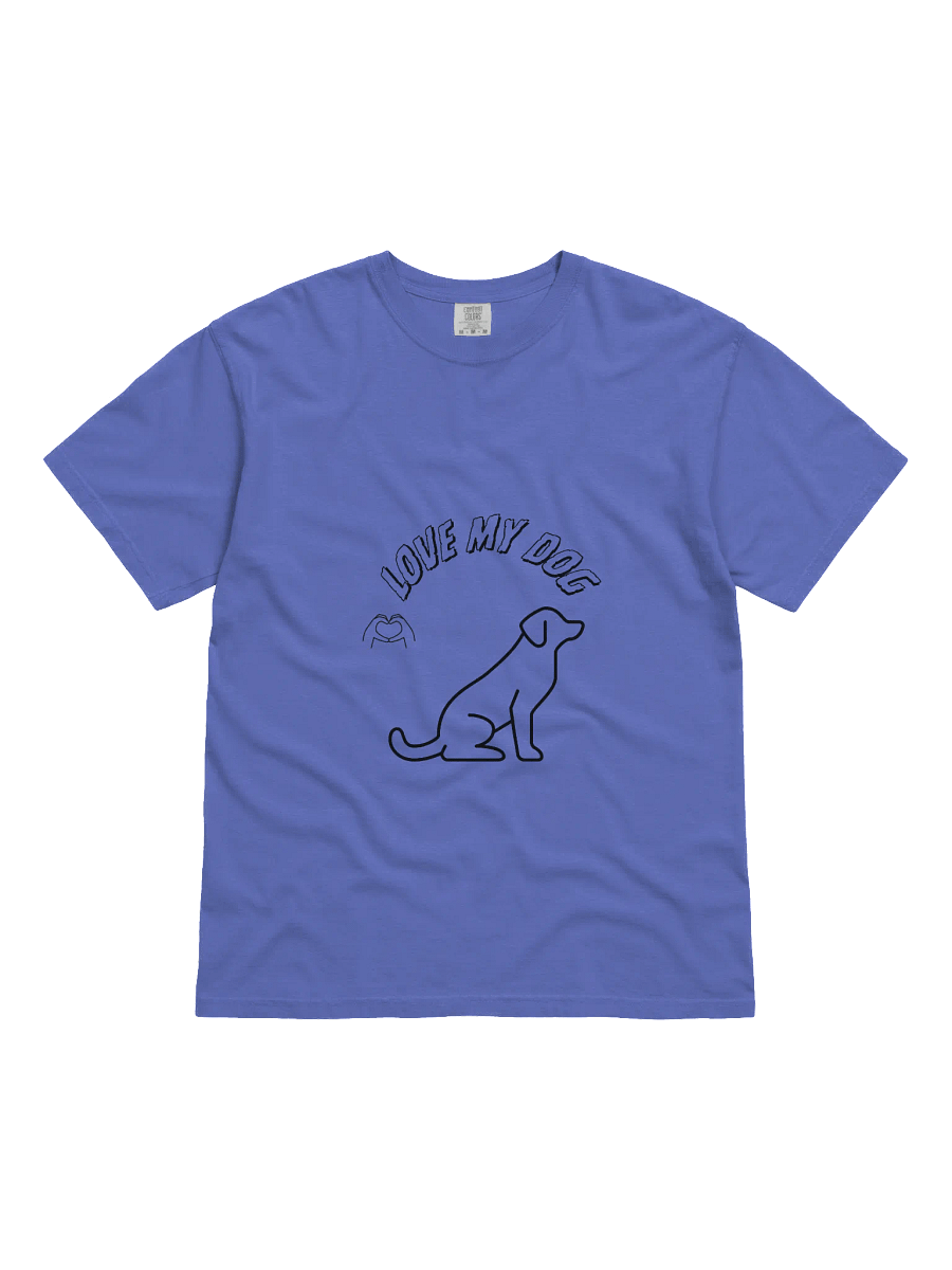 Love My Dog Heavyweight Cotton T-Shirt product image (8)