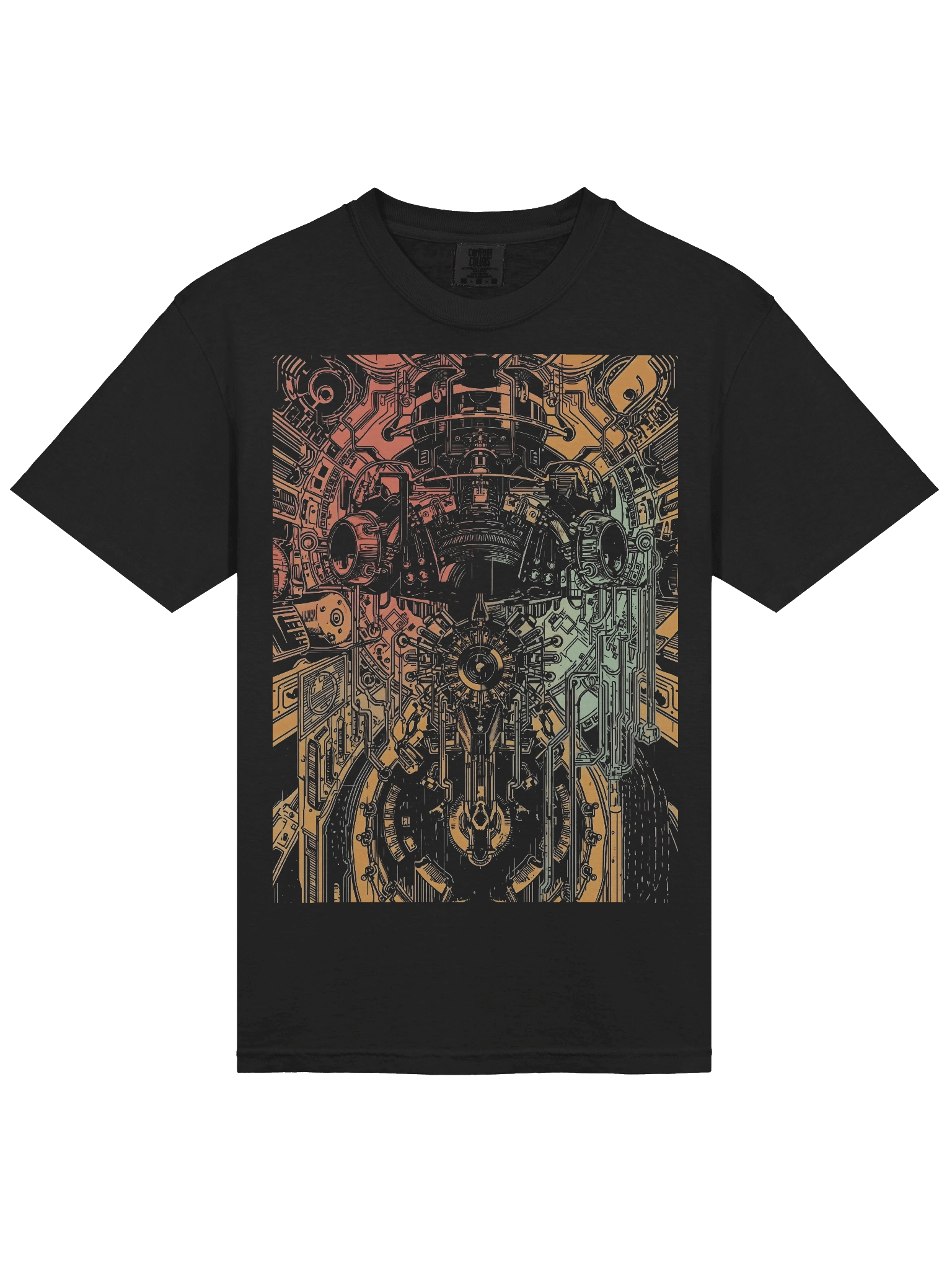 Retro Digital Intricacy Heavyweight T-Shirt product image (4)