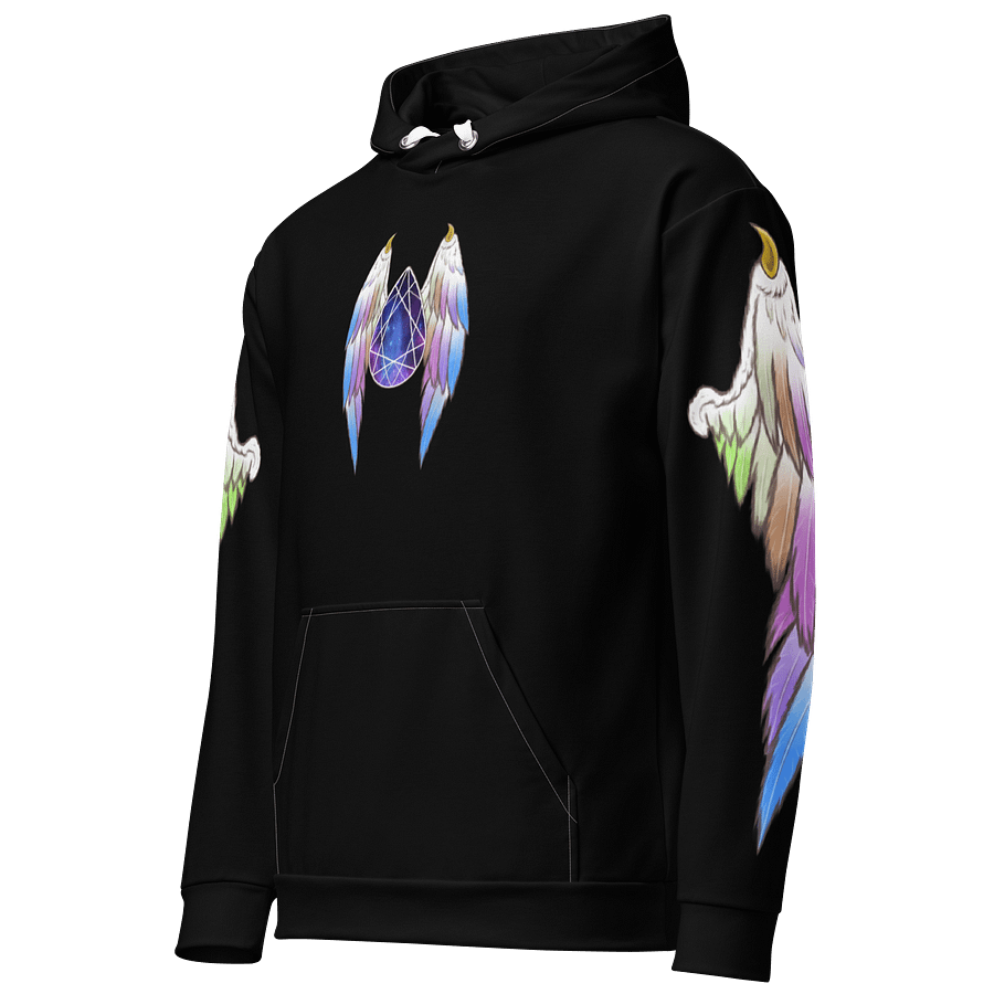 Rainbow Pride Angel Hoodie - Positions B product image (1)
