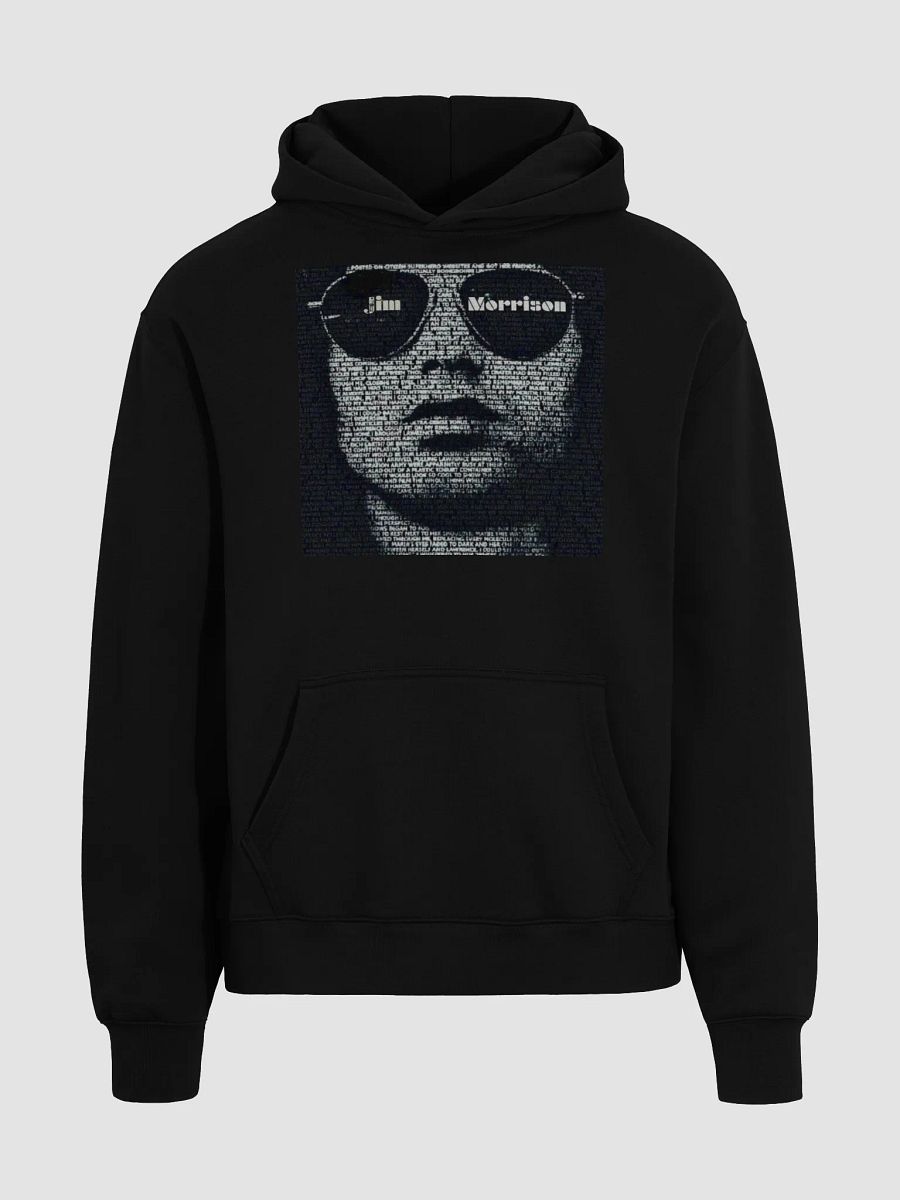 Jim Morrison Hoodie | Black & White Art | The Doors | The American Poet product image (3)