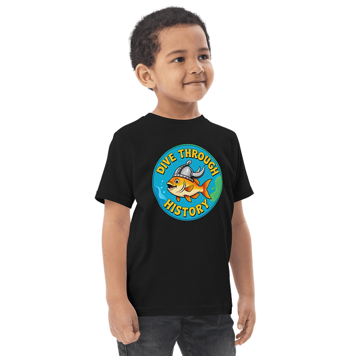 "Dive Through History" Viking Fish Toddler T-Shirt product image (7)