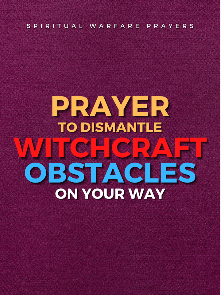 Prayer Against Witchcraft Obstacles product image (1)