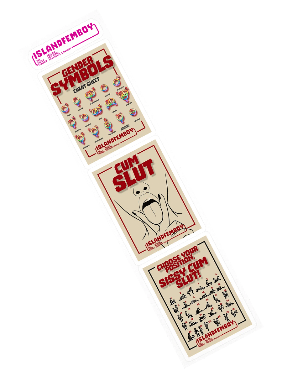 ISLANDFEMBOY : Sissy Sticker Pack : Femboy : Twink product image (3)