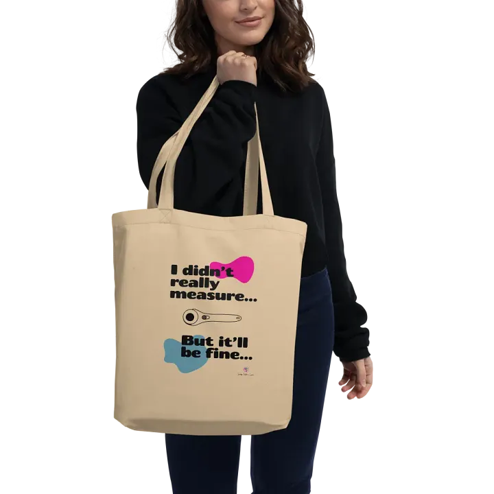 'I didn't measure...' Scrap Fabric Love Tote Bag product image (2)