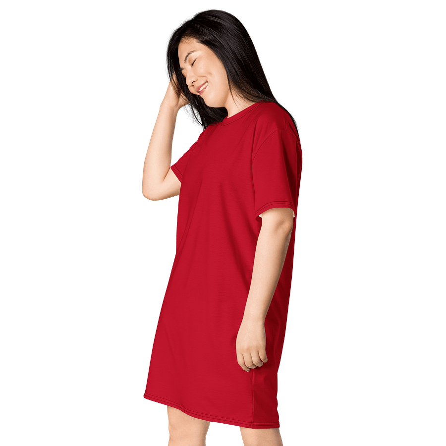 Midnight Veil Designs Red Gothic T-Shirt Dress - Sizes 2XS-6XL product image (3)