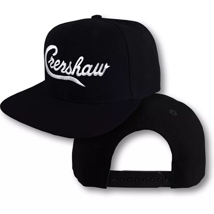 Straight Outta Crenshaw Cap Snap Back Hat Rap Hip Hop Urban Men LA Embroidered product image (1)