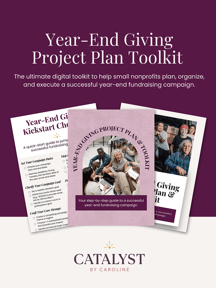 Year-End Giving Project Plan Toolkit product image (1)