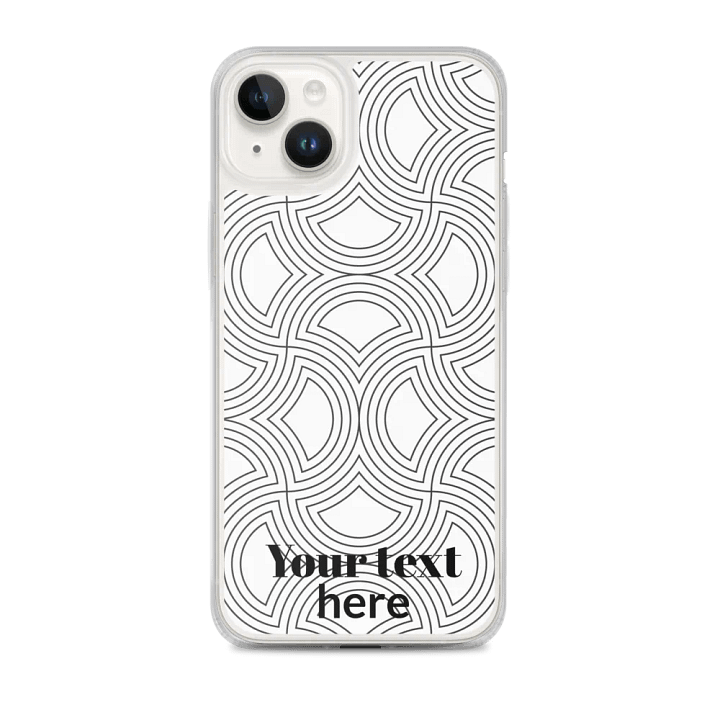 Interlock Geometric iPhone® MagSafe® Clear Case product image (1)