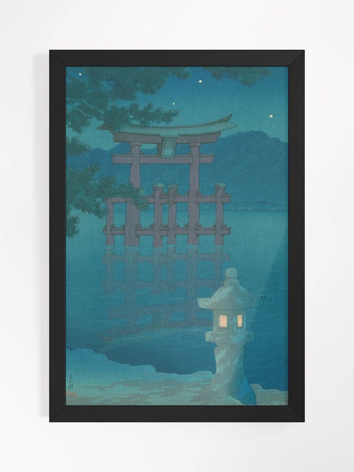Starlit Night, Miyajima Shrine - Kawase Hasui product image (1)