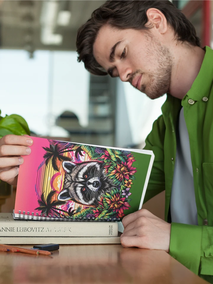 Tropical Racoon Notebook for Your Wild Side product image (1)