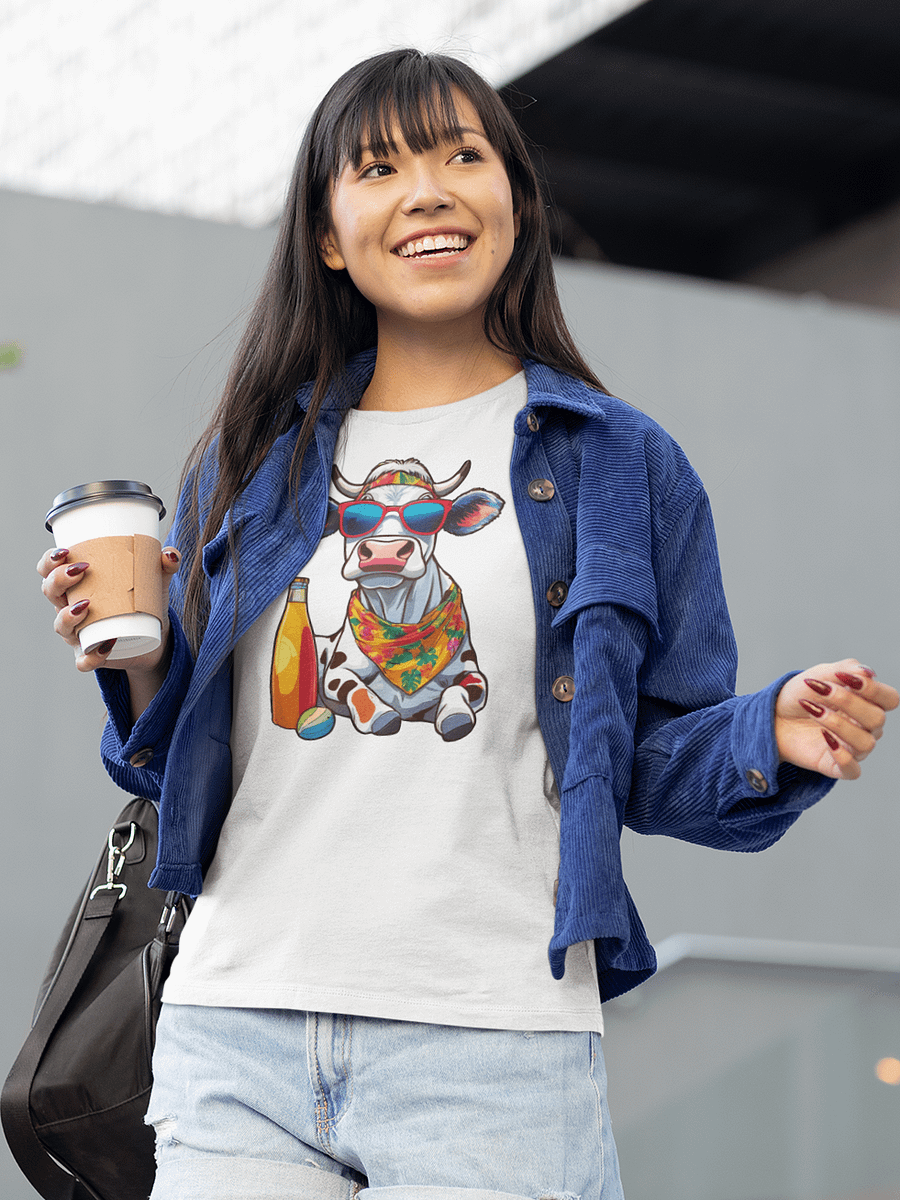 Cow on the Beach Tshirt - Relaxed Fit product image (1)