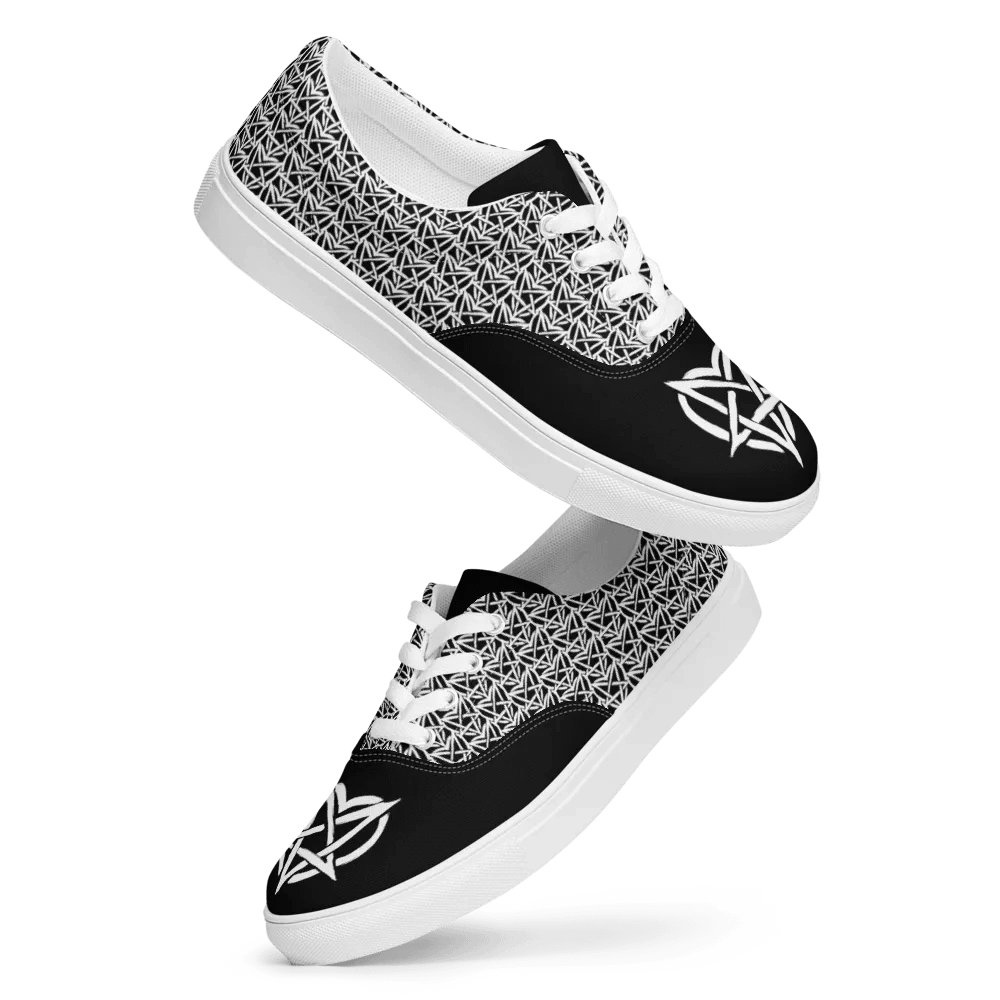 Men's Darkheart Pattern Canvas Shoes product image (1)