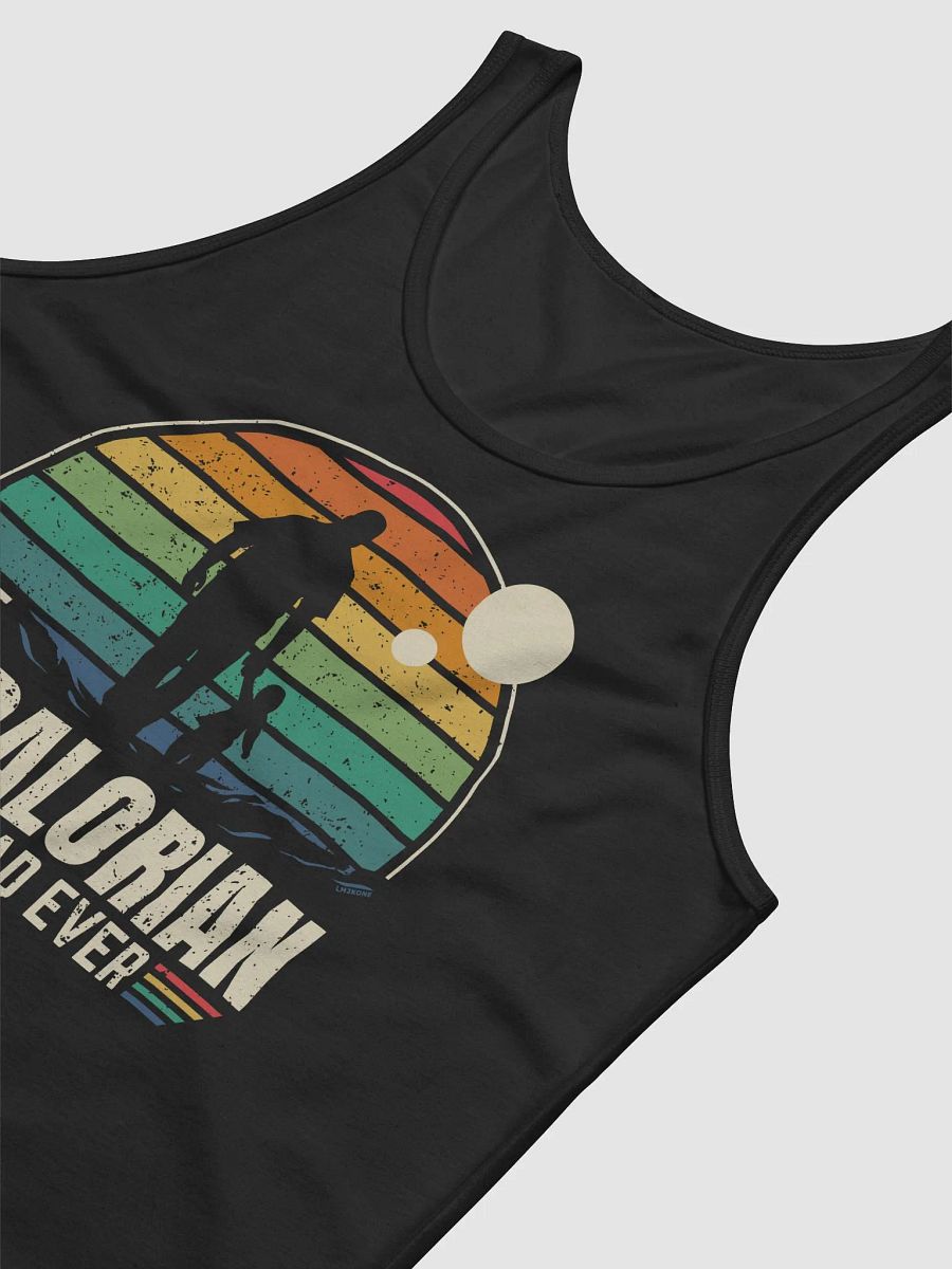 Sunset Dadalorian Best Dad Ever - Tank Duplex printing product image (6)