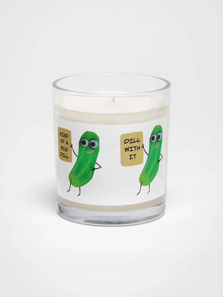 Emotional Support Pickles Soy Wax Candle product image (1)