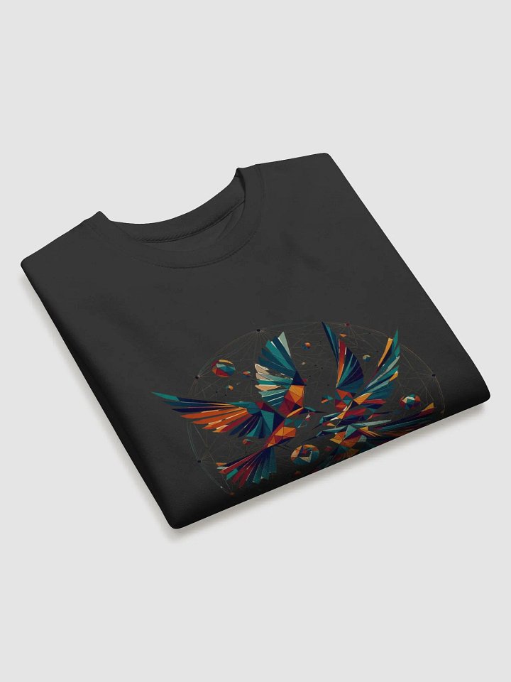 Geometric Avian Harmony Sweatshirt - Geometric Art product image (2)