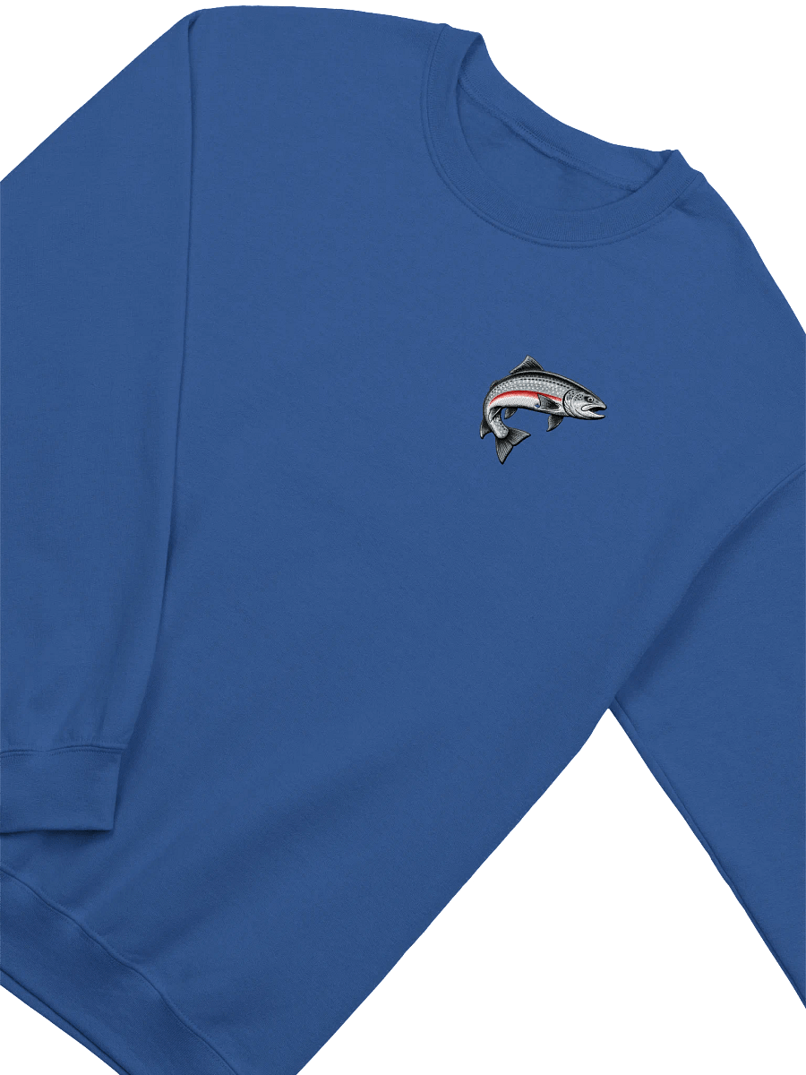 Stylized Fish Graphic Crewneck Sweatshirt product image (7)
