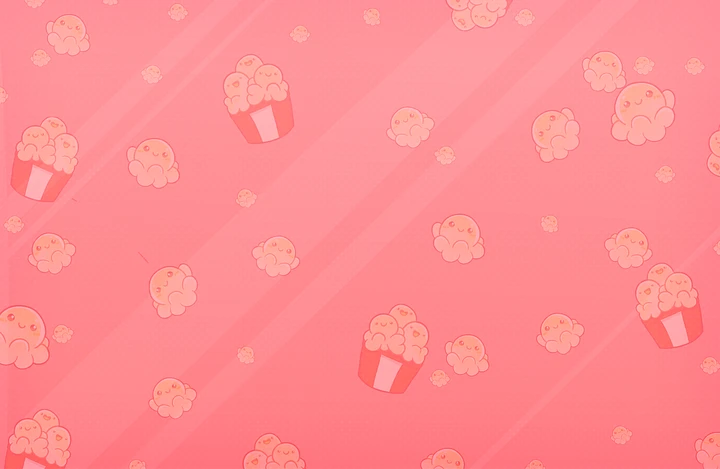 Popcorn Familia Desktop Background - Coral Edition product image (1)