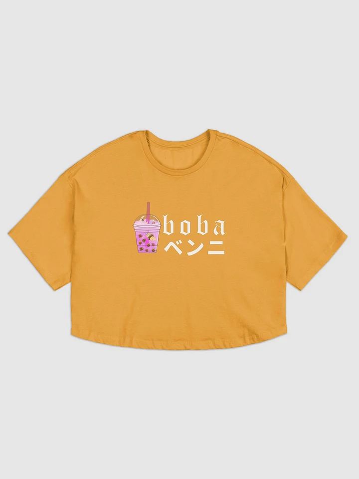 Yellow Summer Crop Top - Boba Cup product image (1)