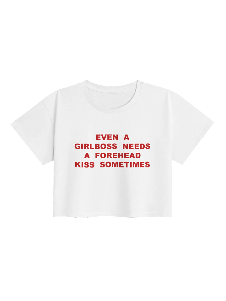 Girlboss Forehead Kiss - Baby Tee product image (13)