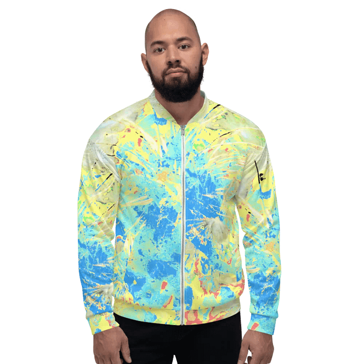 Cool Abstract Dandelion Seeds Unisex Bomber Jacket product image (2)