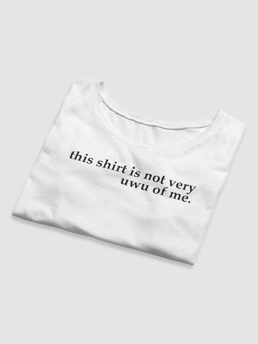 not very uwu cropped tee product image (5)