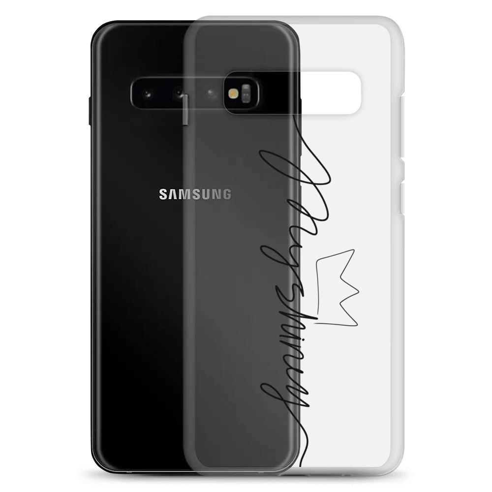 MySHINEy Clear Samsung Case (Black Ver.) product image (8)