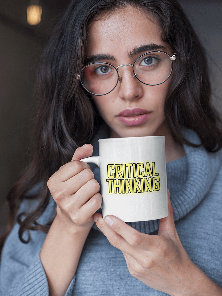 Promote Critical Thinking Now Coffee - White Mug product image (2)