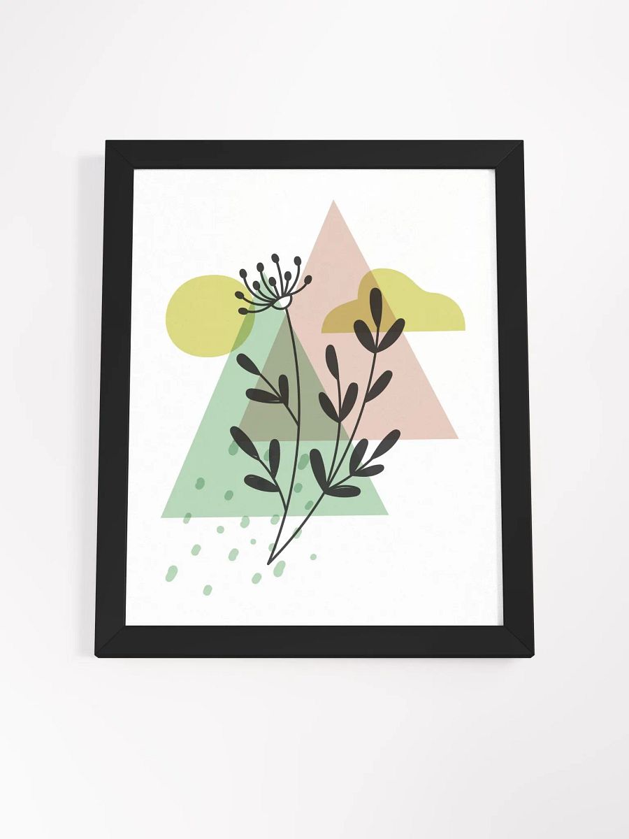 Botanical Geometry Framed Poster product image (64)