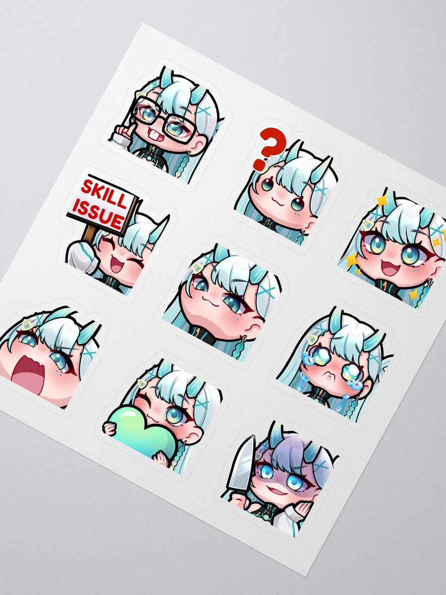 [FINAL SALE] Emote Sticker Pack product image (2)