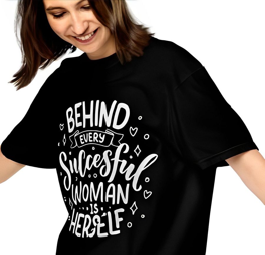 Behind every successful woman Comfort Tee product image (1)