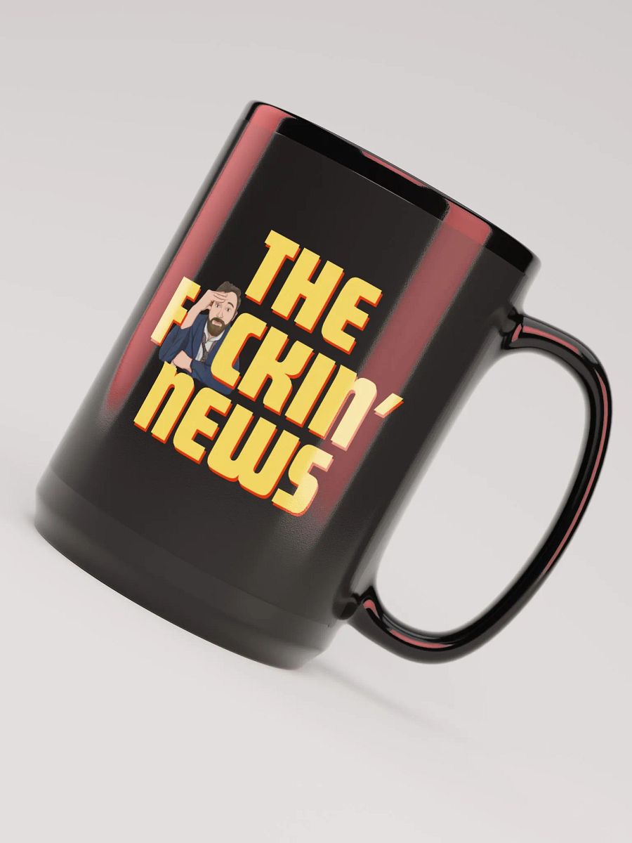 The F*ckin News Black Mug product image (4)
