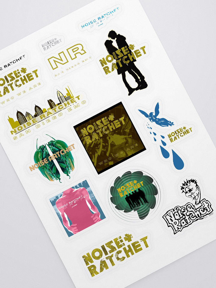 Noise Ratchet - Sticker Sheet (14 Stickers) product image (1)