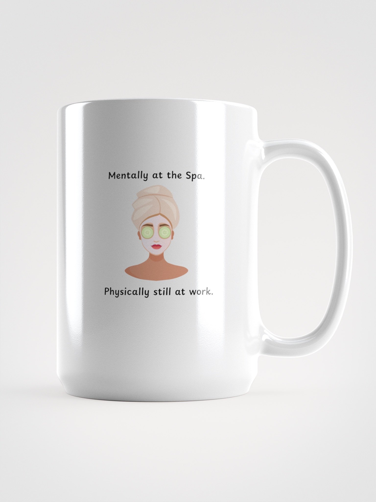 Spa Day Bliss White Glossy Mug product image (1)