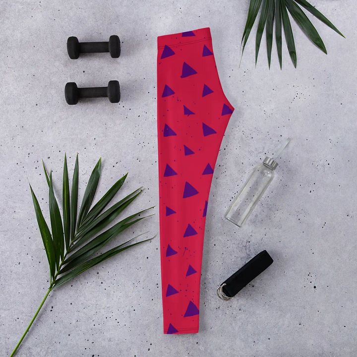 Customizable Triangular All-Over Leggings product image (2)