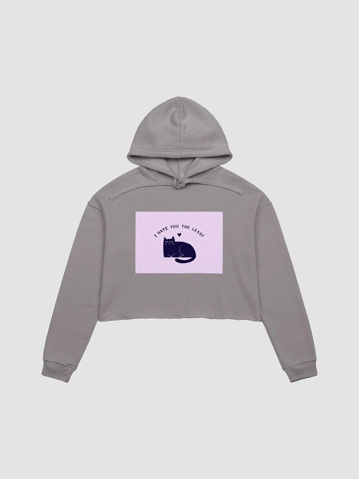 I Hate You The Least - Cropped Hoodie product image (4)