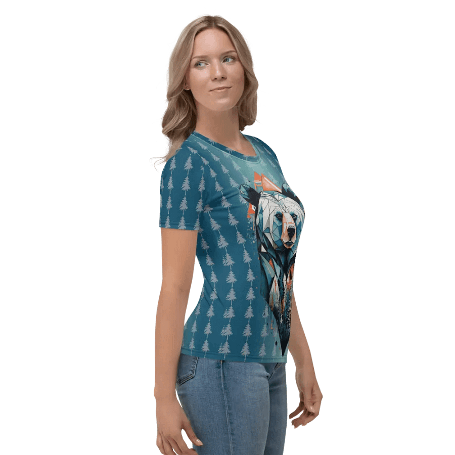 Bear Outdoors All Over Print T-shirt product image (5)
