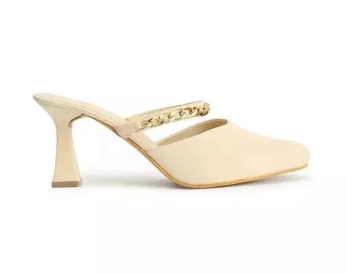 Fashionable Chain Pencil Heels For Girls and Women party and wedding Heel product image (2)