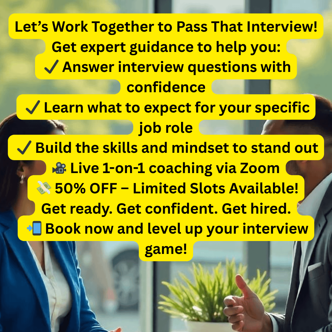 4-Hour Zoom Interview Coaching | Learn How to Pass Your Job Interview with Confidence product image (1)
